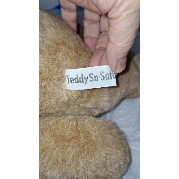 A Vintage Russ Teddy So Soft Brown Bear Plush Stuffed Animal Collectible As-Is - Picture 5 of 10
